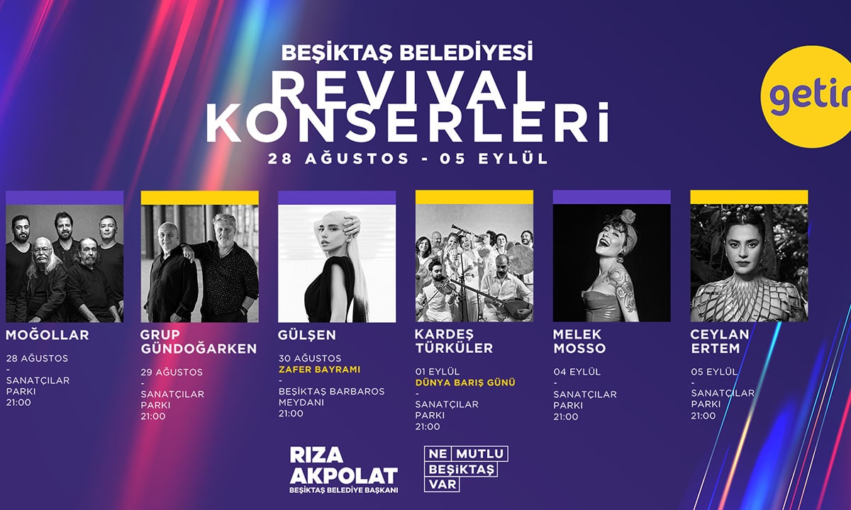 Beşiktaş’ta Revival Konserleri başlıyor