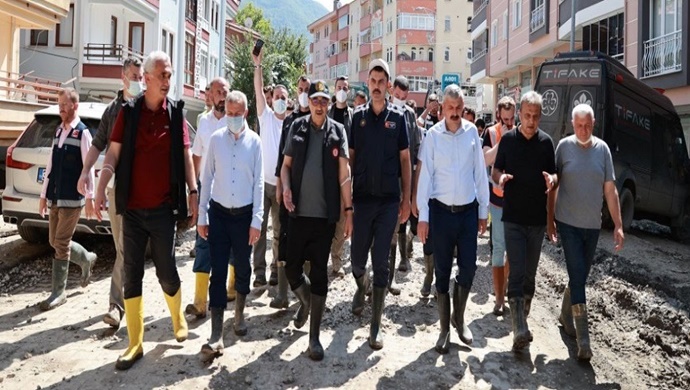 BAKAN KURUM, İNCELEMELERİNİ BAKAN DÖNMEZ İLE BİRLİKTE SÜRDÜRDÜ