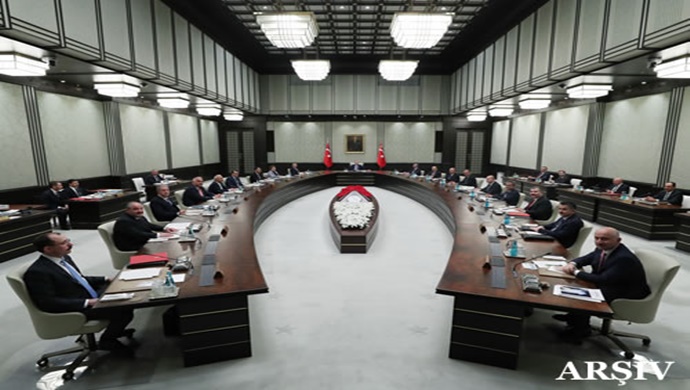 Cumhurbaşkanlığı Kabinesi, Cumhurbaşkanı Erdoğan başkanlığında toplandı
