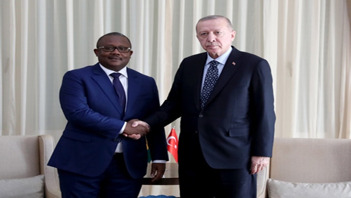 Cumhurbaşkanı Erdoğan, Gine Bissau Cumhurbaşkanı Embalo ile görüştü