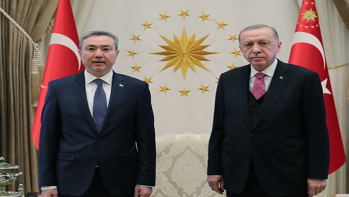 Kazakistan büyükelçisinden güven mektubu